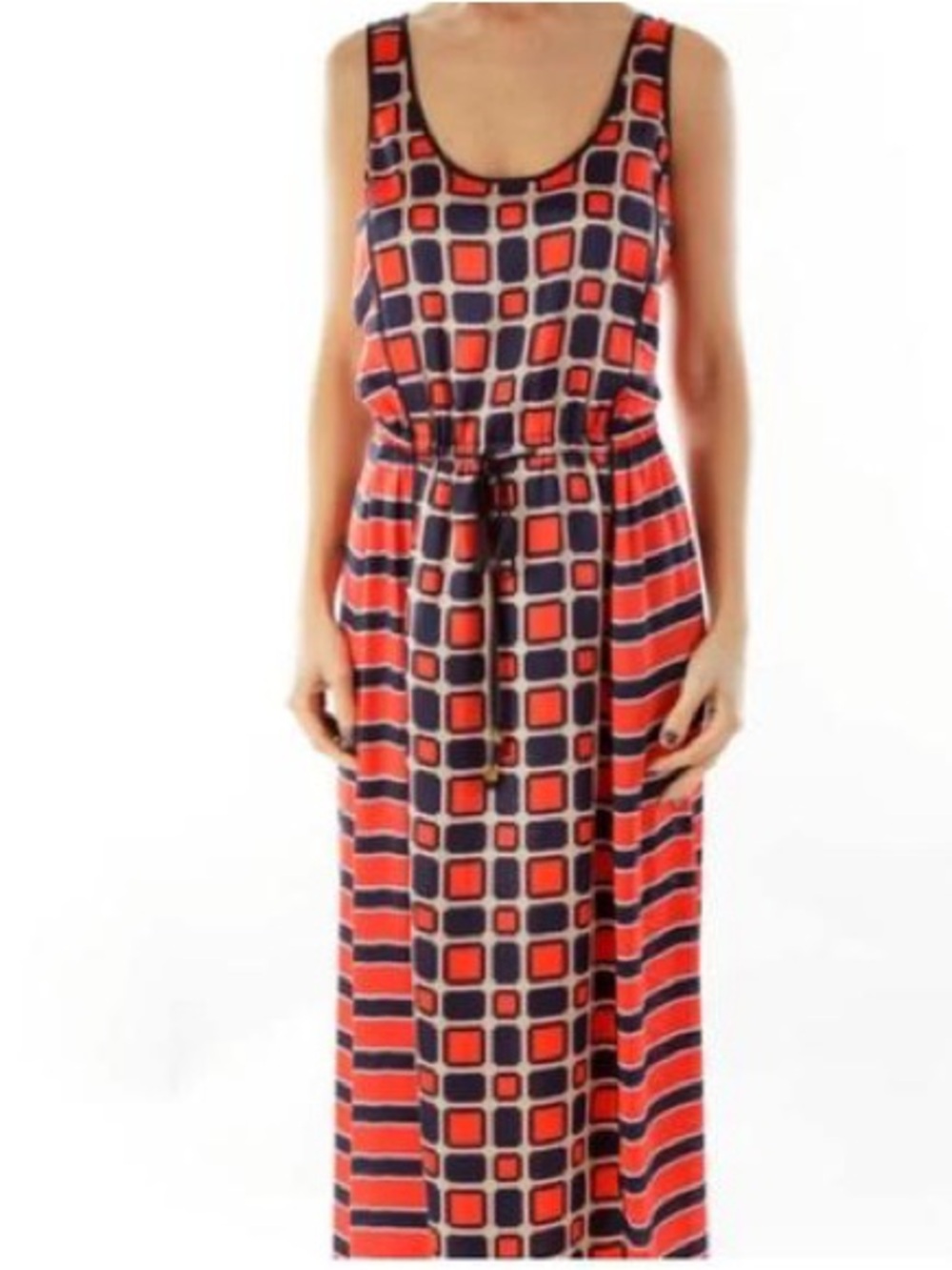 Michael Michael Kors Geometric & Stripes maxi dress